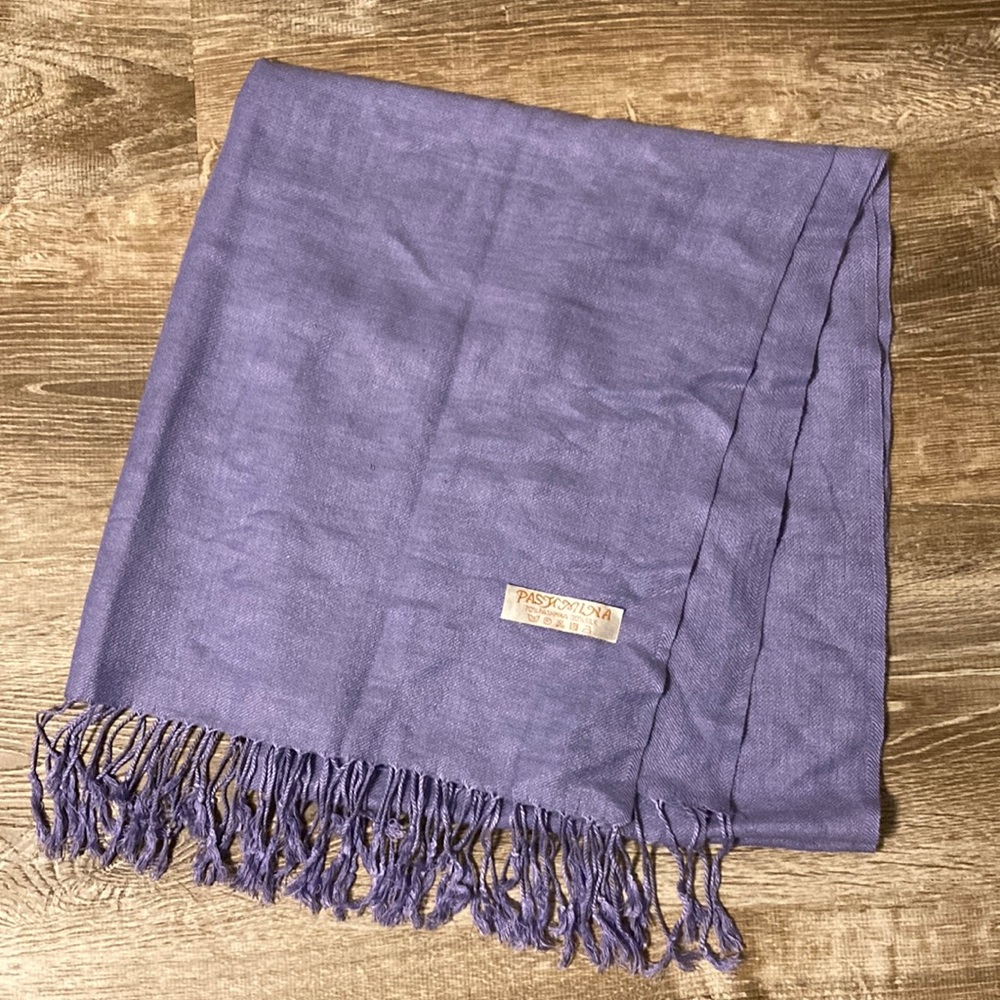 Pashmina classic scarf 70% pashmina cashmere and 30% silk light purple